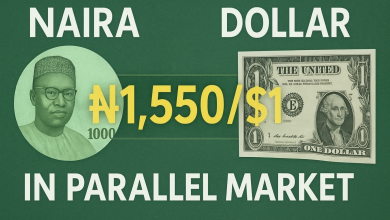 Today’s Naira Down to ₦1,550/$ in Parallel Market: Causes, Effects, and What Lies Ahead
